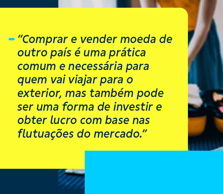 Caixa com texto sobrepondo foto de mulher arrumando mala..