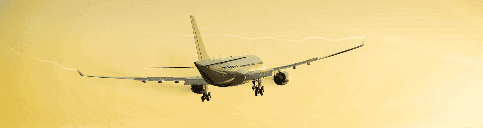 avião decolando ao céu 