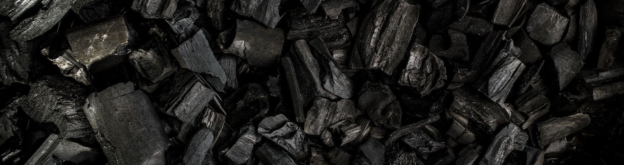 fundo de carvão aglomerado em preto 