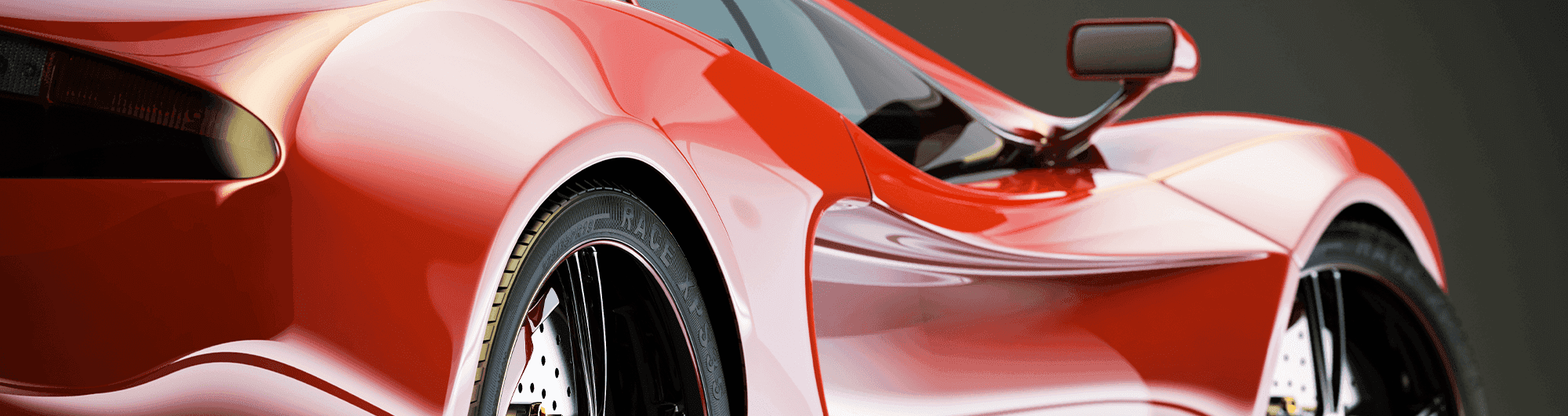 fotografia de carro esportivo ferrari na cor vermelha