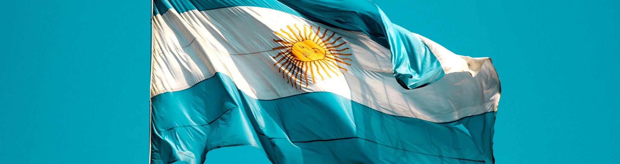 bandeira do país argentina