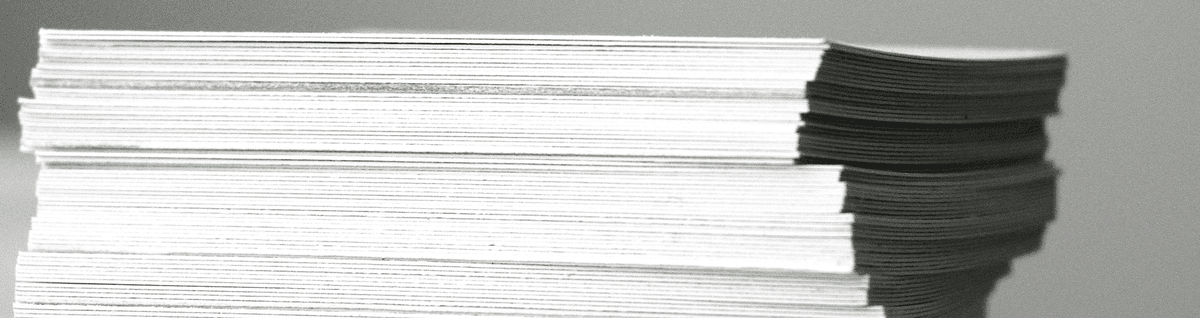 resmas de papel branco