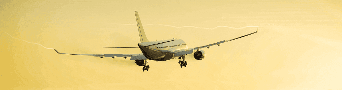 avião decolando ao céu