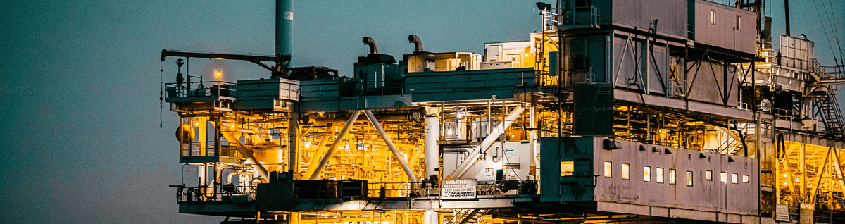 plataforma de produção de petróleo