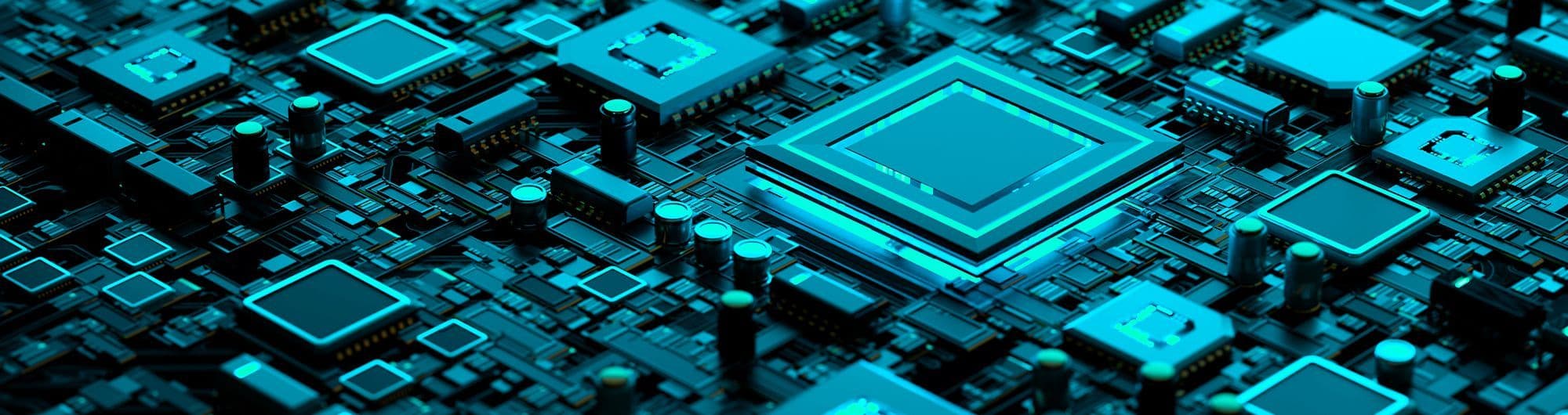 cripto token ampliado com iluminação em azul