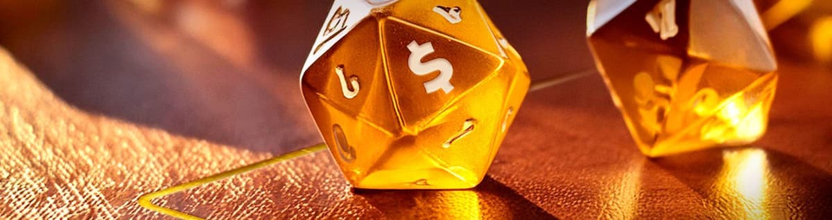 tradicional dado de vinte lados do rpg de mesa